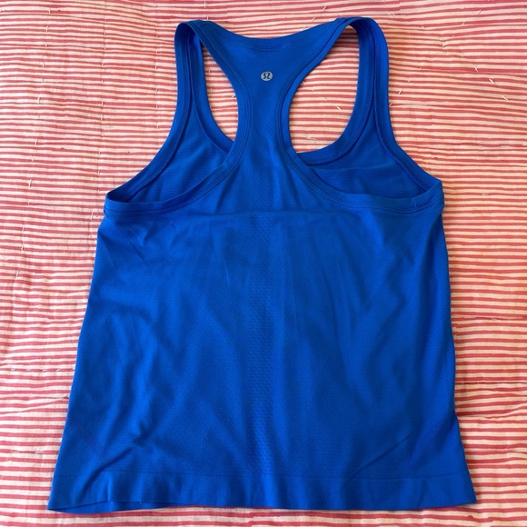 Lululemon Blue Racerback Swiftly Tech - Picture 3 of 3